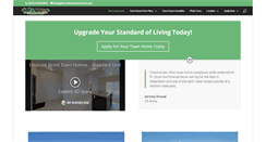 Desktop Screenshot of emeraldacrestownhomes.com